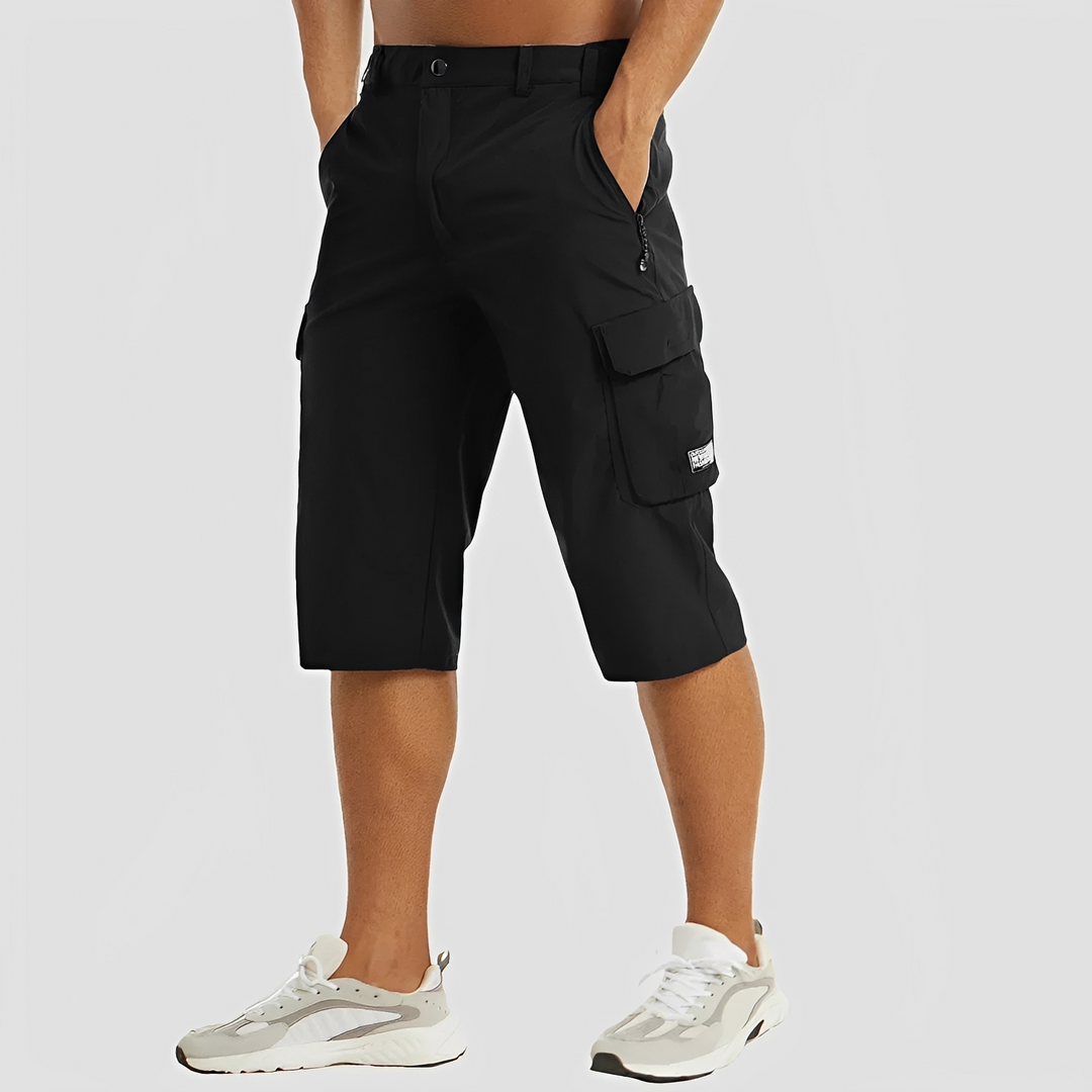 Shorts masculino casual para o dia a dia, perfeito para o verão. Conforto e estilo descontraído para homens.
