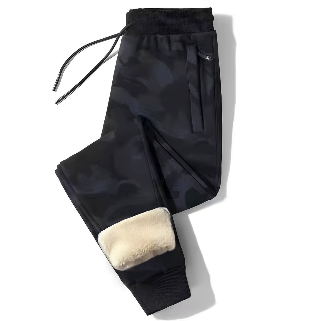 Calça masculina reta térmica, super confortável para lazer e atividades diárias no frio. Roupa de inverno.