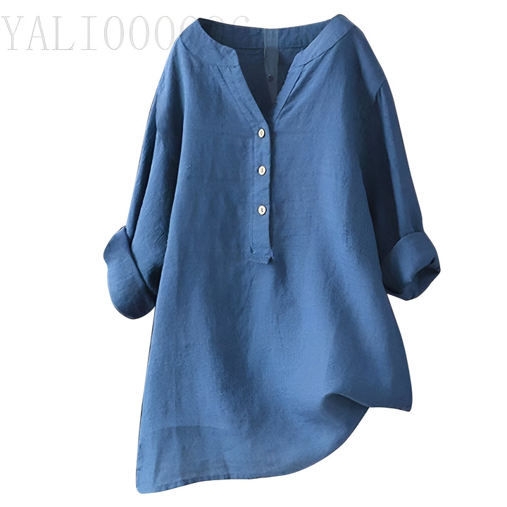 Blusa feminina Bethany moderna e solta, com caimento perfeito para conforto diário, ideal para looks de verão casuais.