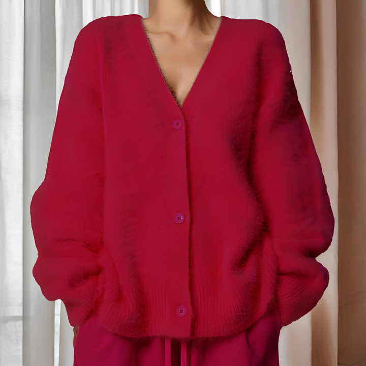 Suéter feminino Emberly cinza, ideal para look casual. Roupa versátil e confortável de outono inverno.