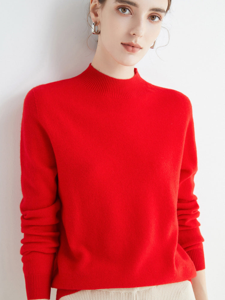 Suéter Hollie feminino, pulôver casual e confortável. Roupa versátil para outono e inverno.