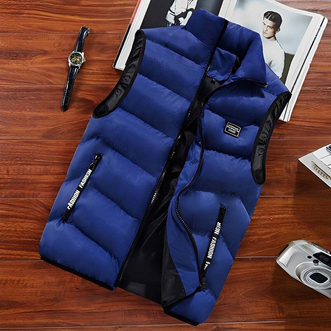 Agasalho masculino: colete leve e aconchegante para conforto em todas as estações. Ótimo para roupa casual.
