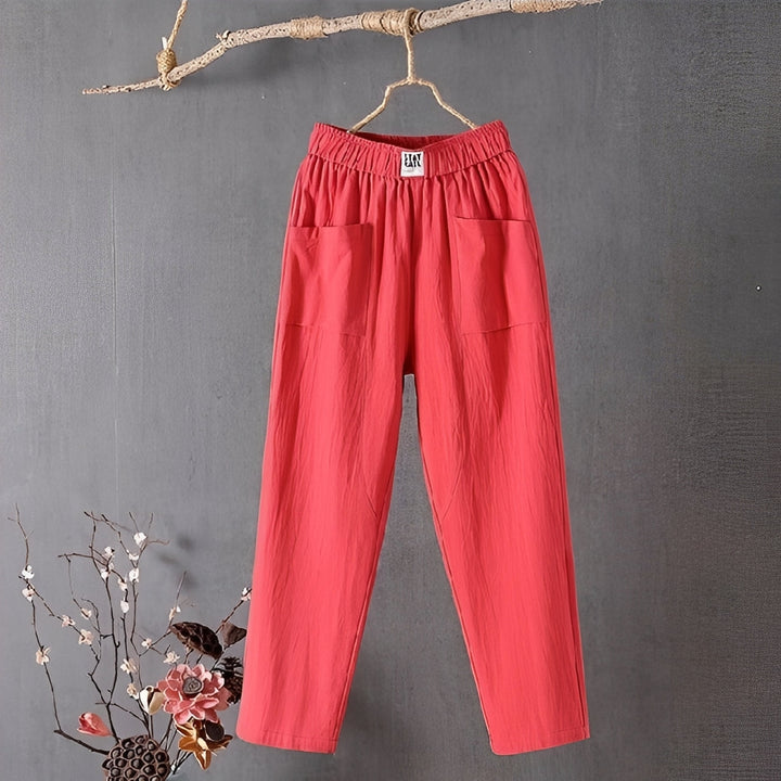 Calça Maisy feminina de verão, casual com estilo moderno. Ideal para conforto e moda no lazer.