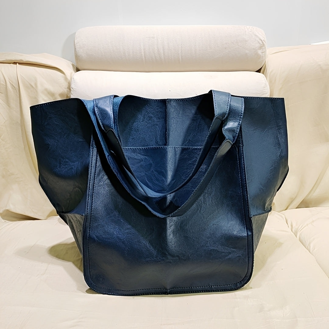 Bolsa de ombro grande e clássica para mulheres, modelo Davina, um acessório essencial de moda.