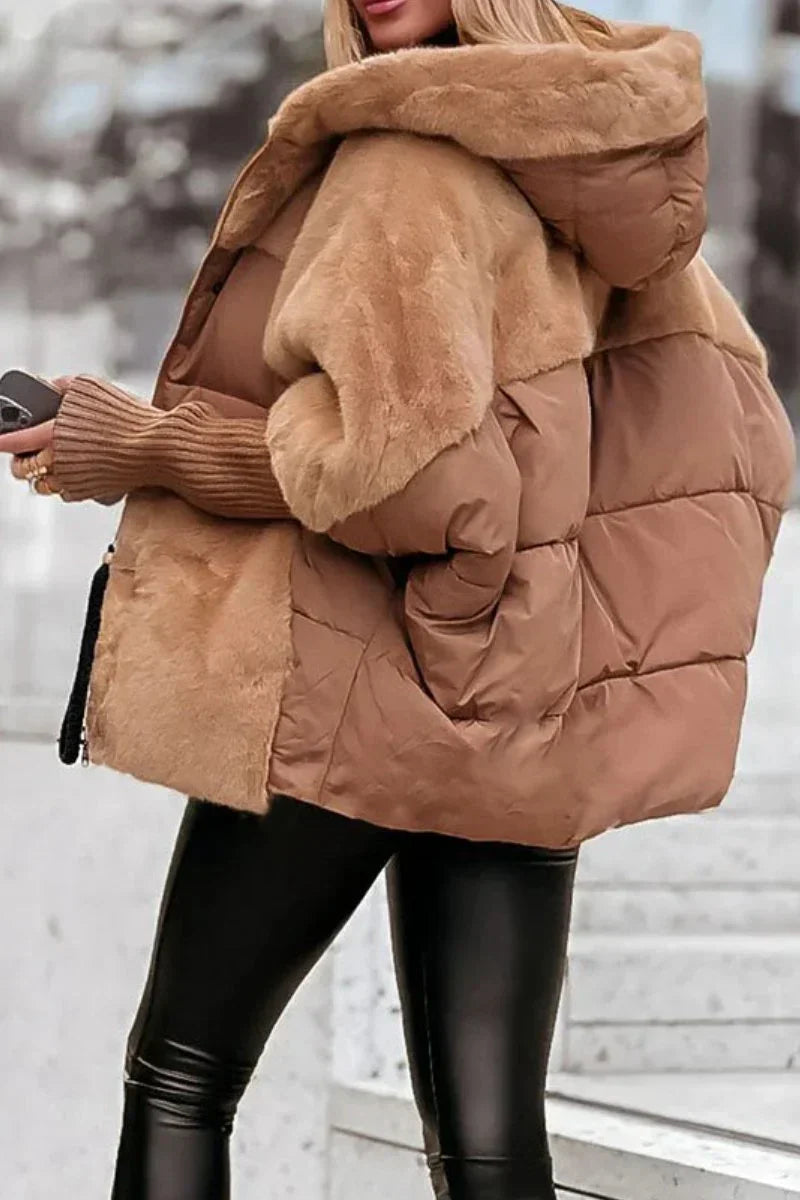 Estilo e calor: jaqueta feminina de inverno elegante e aconchegante, essencial para o frio.