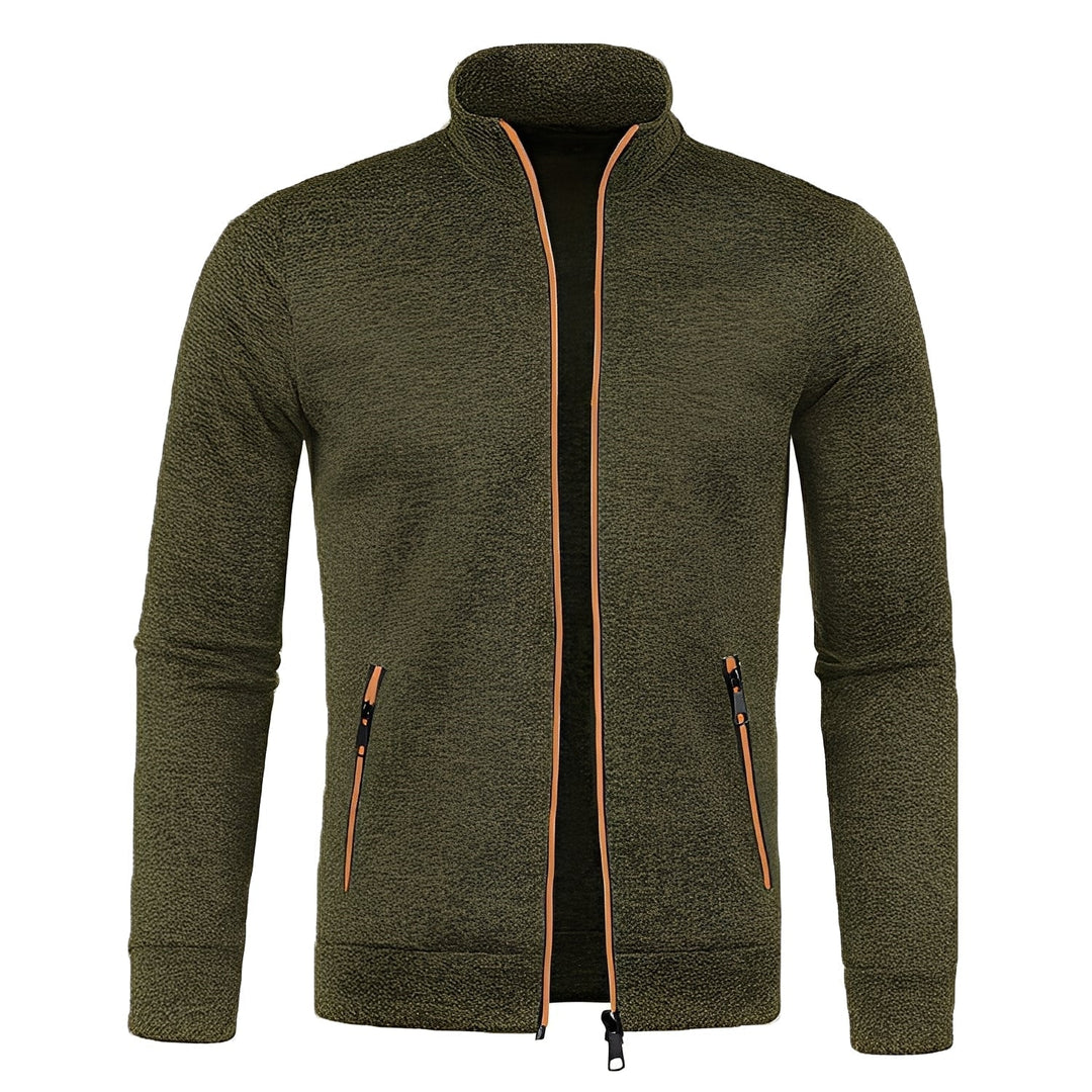 Jaqueta masculina moderna e versátil, roupa de dia a dia, casaco confortável para homem.