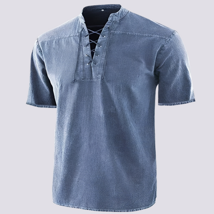 Estilosa camisa masculina para o verão, garantindo conforto e moda casual.