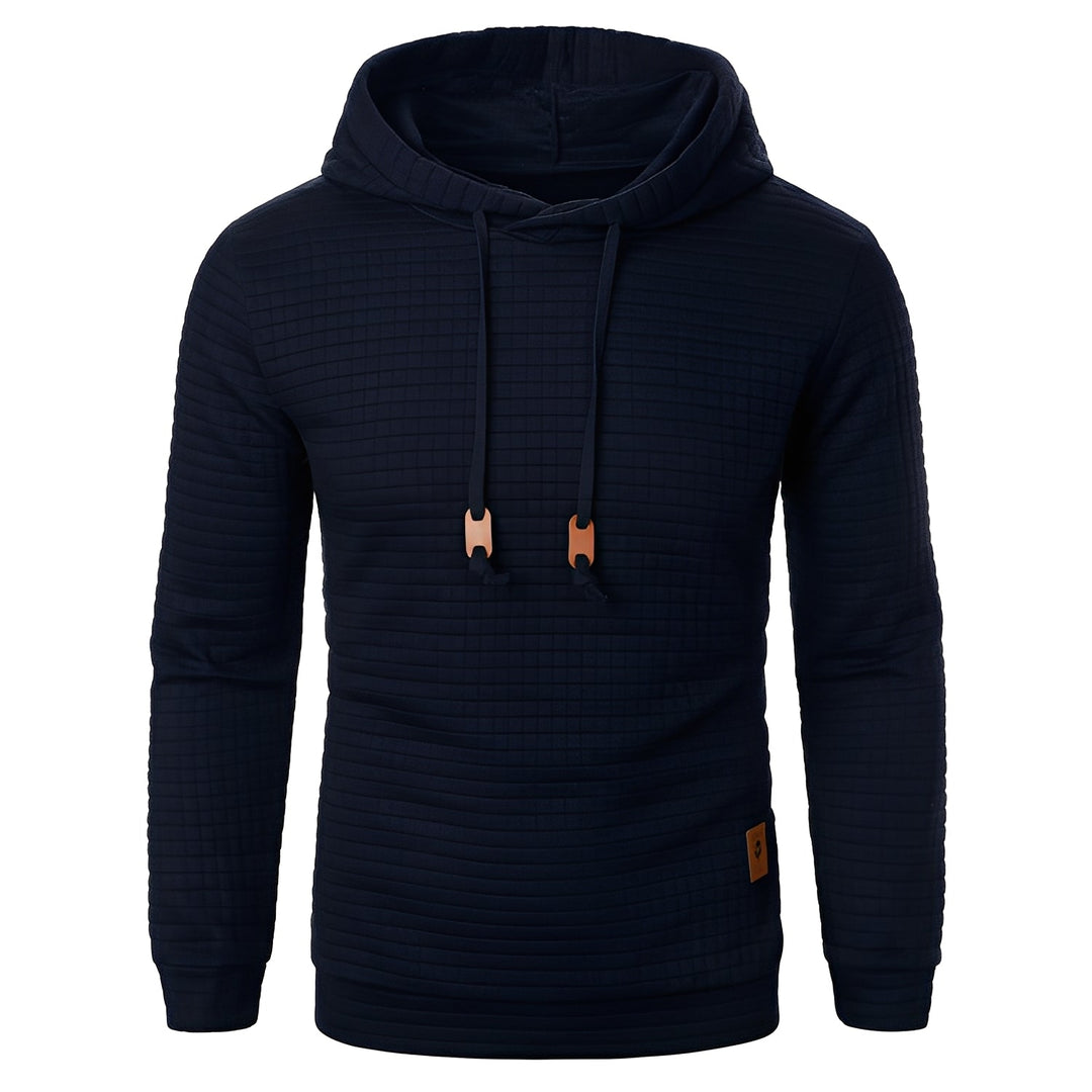 Agasalho masculino casual slim-fit, ideal para o conforto e estilo moderno. Roupa quente de inverno.