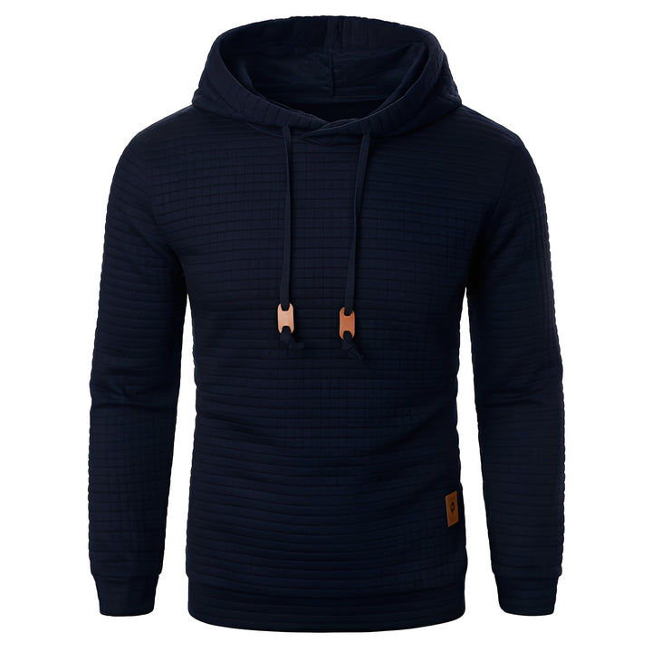 Agasalho masculino casual slim-fit, ideal para o conforto e estilo moderno. Roupa quente de inverno.