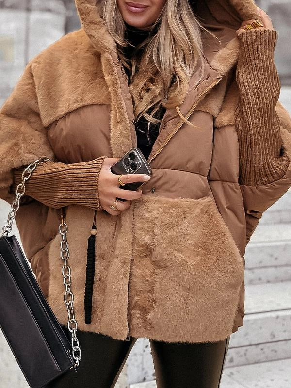 Casaco feminino super aconchegante para o inverno, combinando estilo elegante e proteção contra o frio.