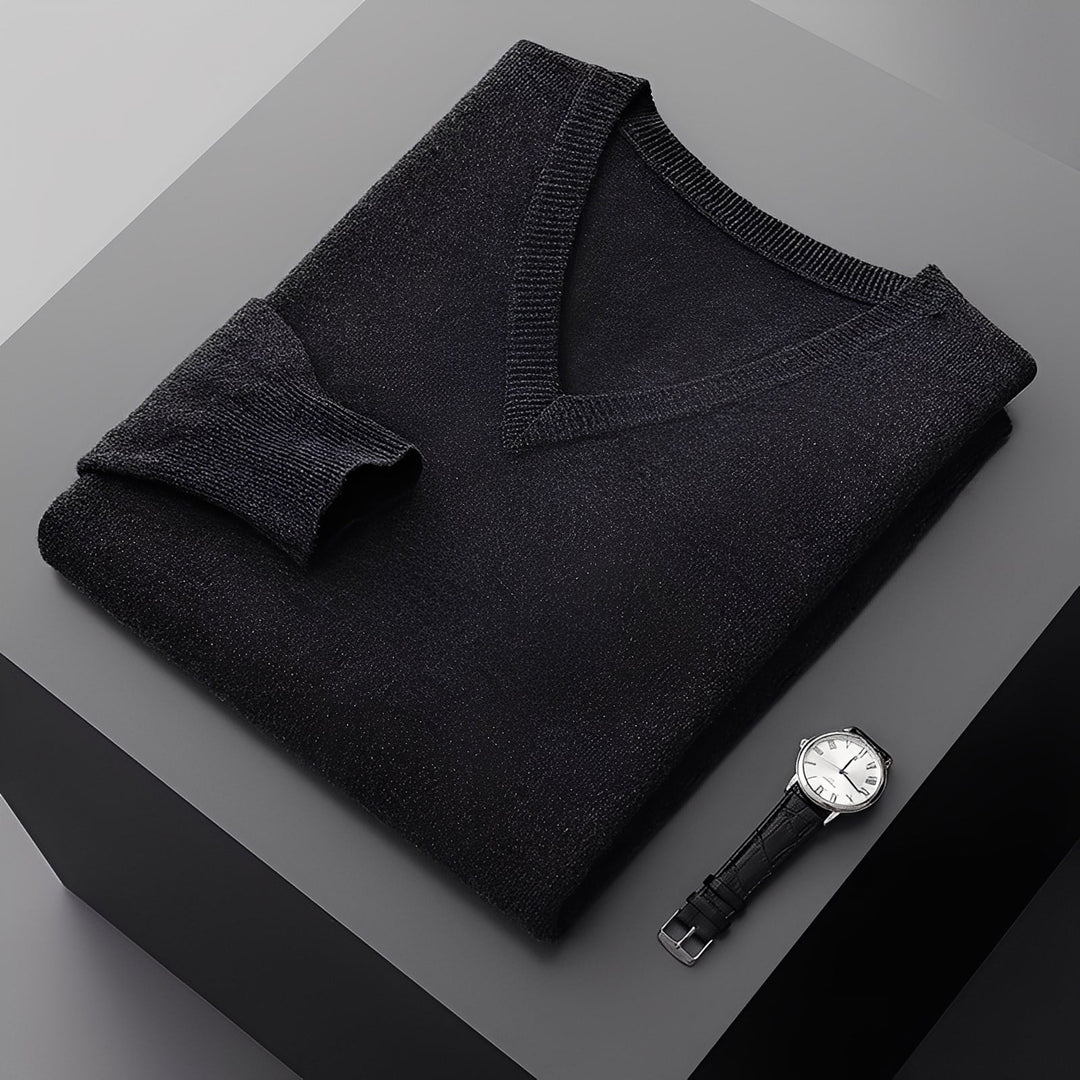 Suéter Myron masculino: conforto e estilo versátil para o guarda-roupa de inverno e outono.