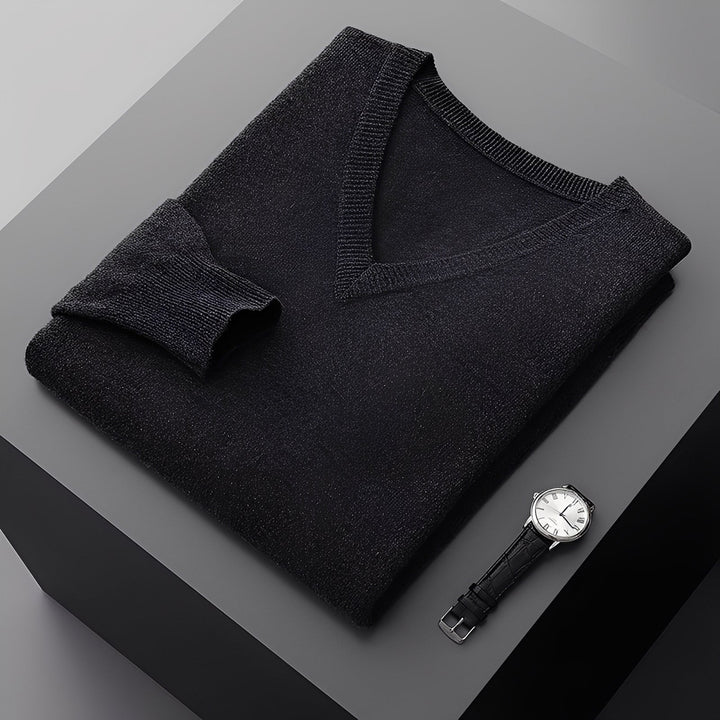 Suéter Myron masculino: conforto e estilo versátil para o guarda-roupa de inverno e outono.