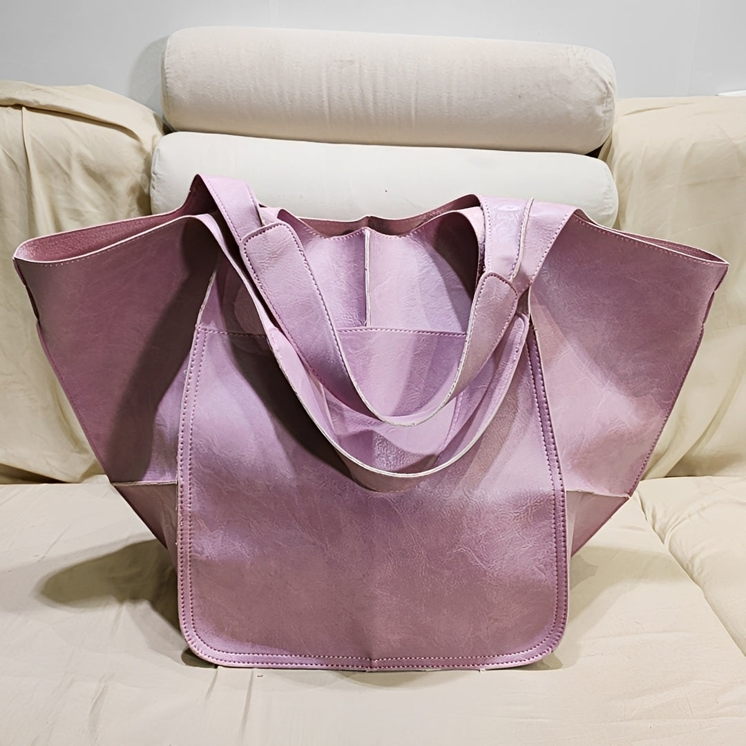 Elegante bolsa de ombro feminina Davina, grande e clássica, perfeita para moda e uso diário.