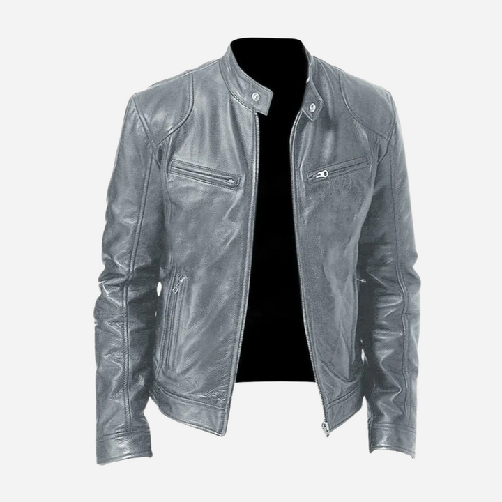 Casaco masculino casual com design moderno e elegante. Ideal para o conforto no outono e inverno, moda masculina.
