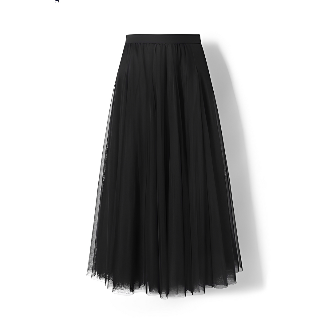 Saia feminina midi plissada, tendência em moda para o verão.