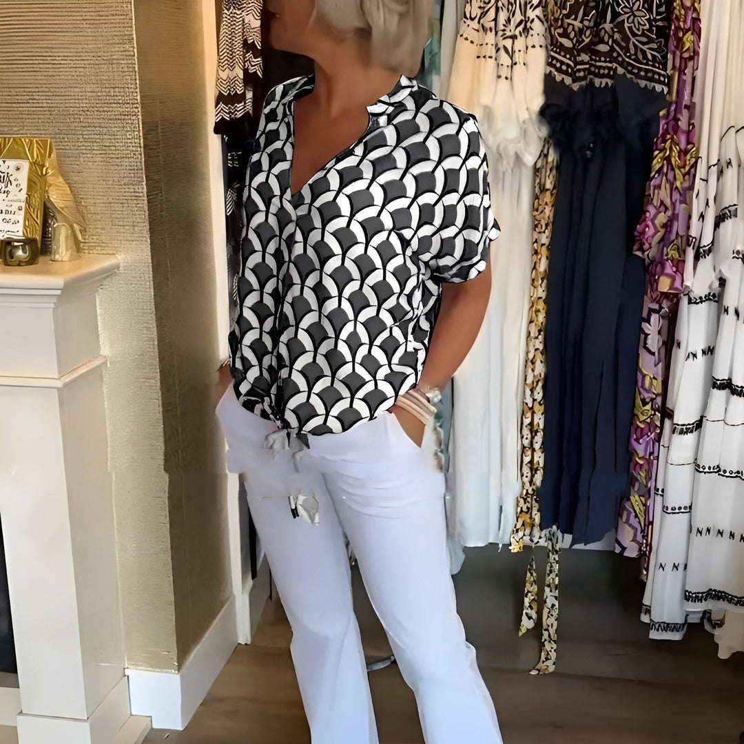Top feminino estampado moderno, blusa de verão em diversas cores, super confortável e estilosa, tamanhos grandes.