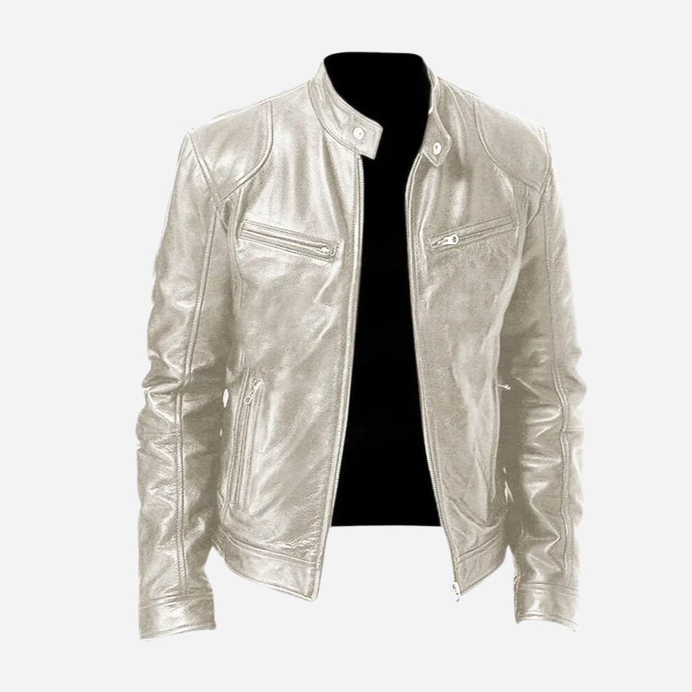 Jaqueta masculina casual moderna, perfeita para um look elegante e confortável. Roupa versátil para outono/inverno.