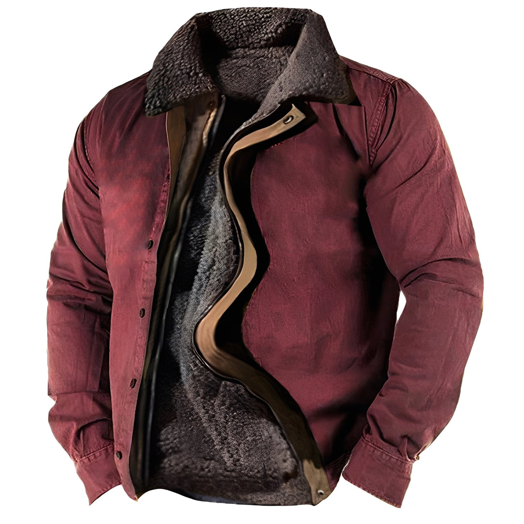 Roupa masculina: Casaco clássico e elegante para inverno, um agasalho quente e confortável.