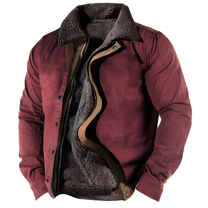 Roupa masculina: Casaco clássico e elegante para inverno, um agasalho quente e confortável.