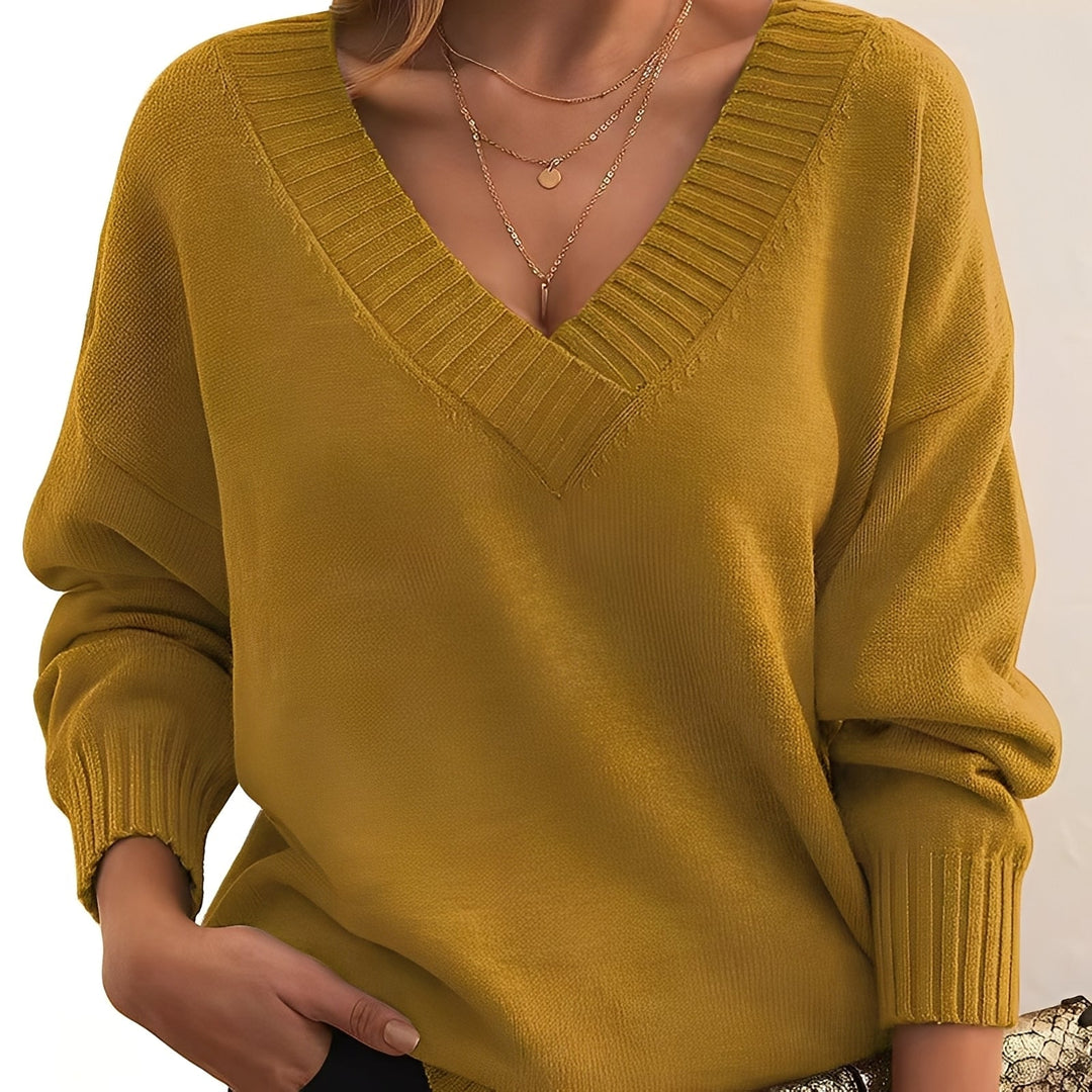 Pulôver feminino versátil, perfeito para um look elegante ou casual no inverno.