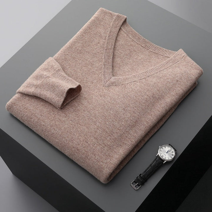 Pulôver masculino de inverno, design clássico e atemporal. Conforto e aquecimento para roupa masculina versátil.