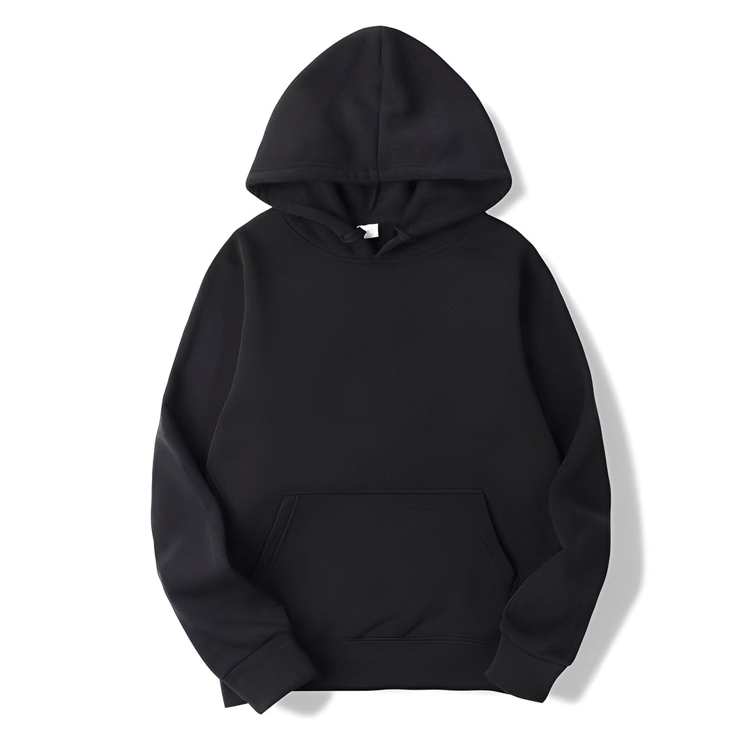 Moletom feminino Tashia de capuz, em cena completa, realçando o conforto e o estilo casual para o frio.