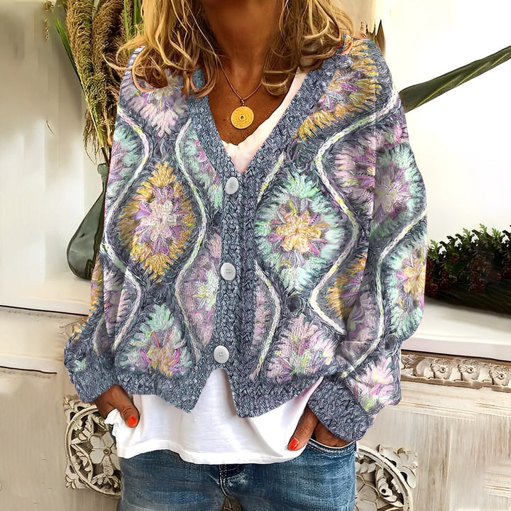 Suéter Nydia feminino, confortável e chic, perfeito para a moda inverno casual e sofisticada.