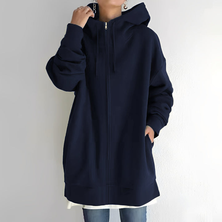 Hoodie Feminino Eleanor, estilo streetwear autêntico com caimento oversize e máximo conforto aconchegante.