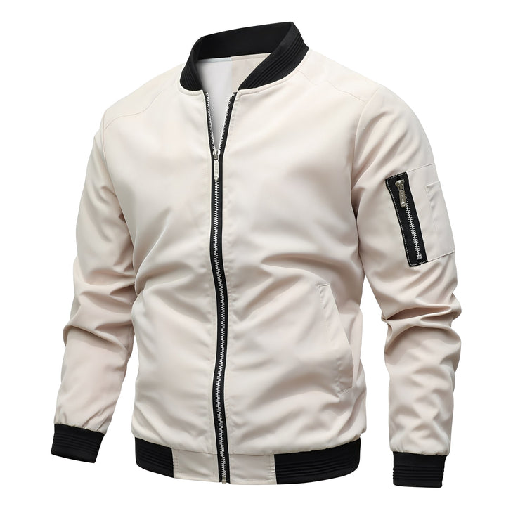 Jaqueta Bomber Masculina moderna, ideal para estilo casual e esportivo. Blusão masculino versátil para o dia a dia.