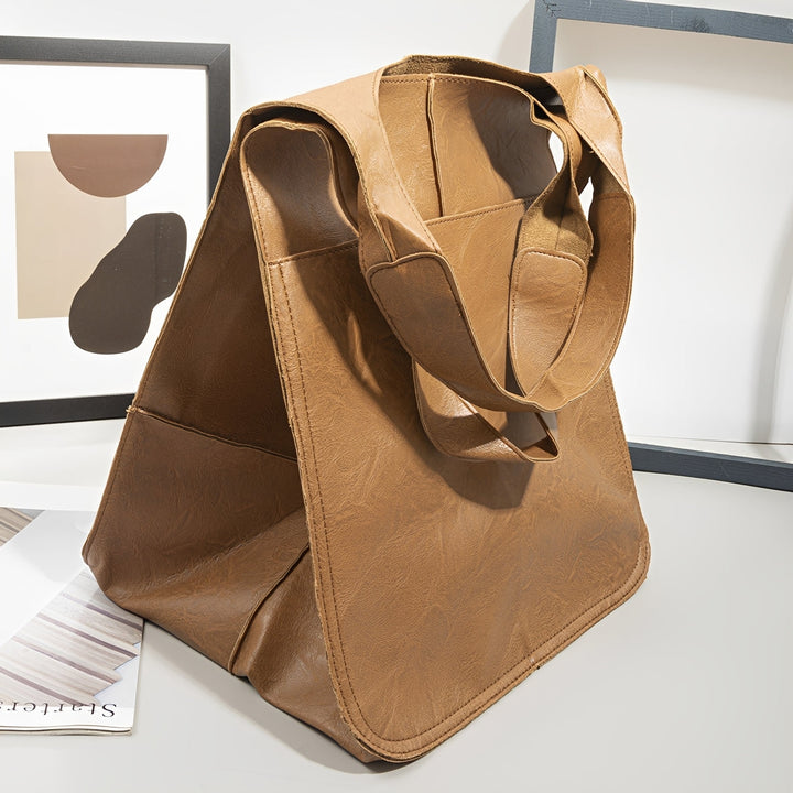 Bolsa de ombro feminina grande e clássica Davina, acessório elegante e versátil para o dia a dia.