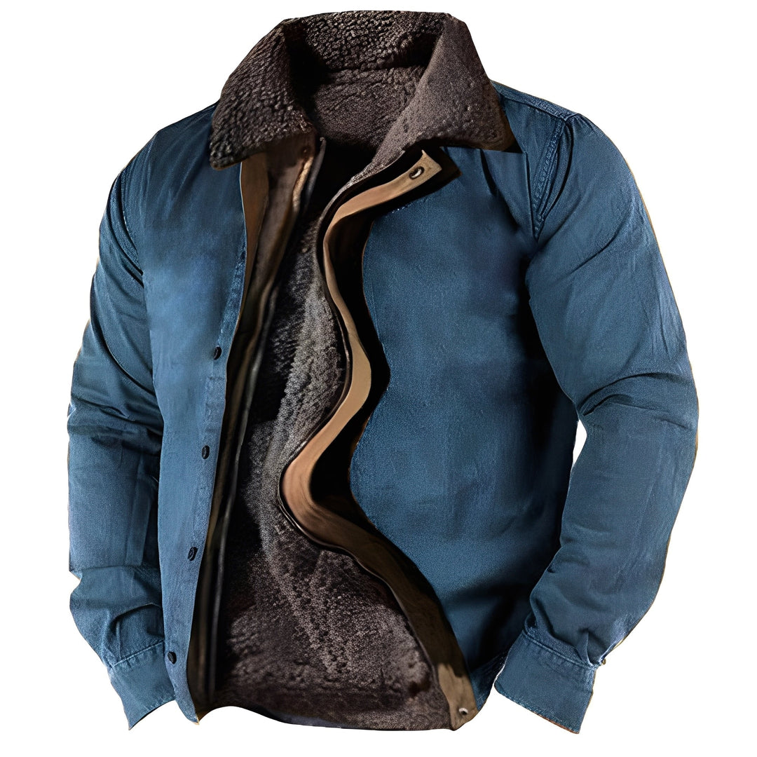 Casaco masculino clássico de inverno, super quente e elegante, perfeito para outono e conforto.