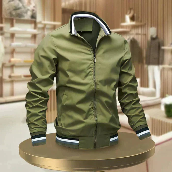 Jaqueta masculina leve para verão, estilo casual e moderno. Perfeita para conforto e outwear na temporada primavera-verão.