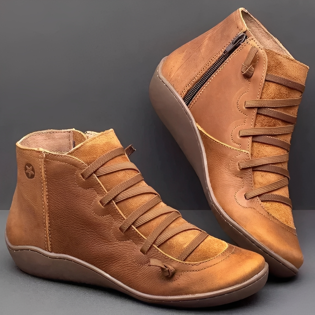 Botins femininos casuais com cadarço para o dia a dia, ideais para conforto e estilo. Moda outono.