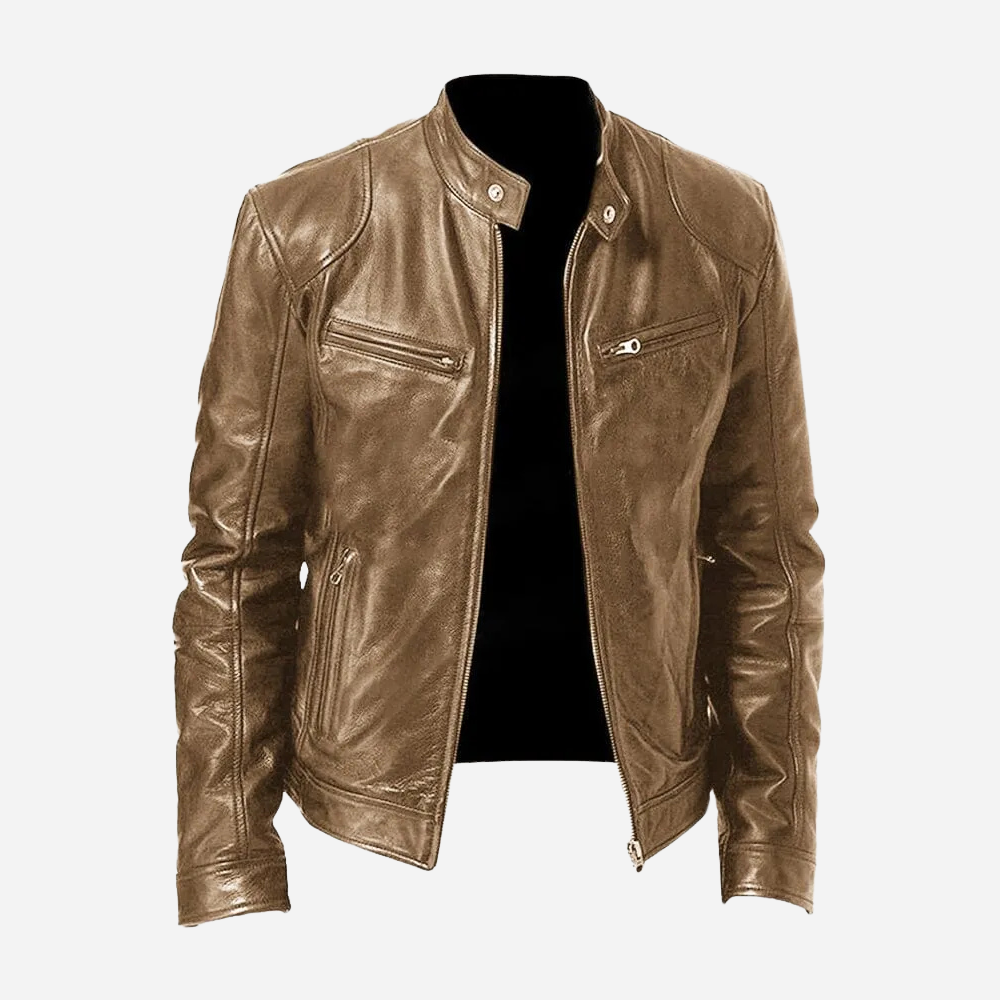 Casaco masculino moderno, roupa casual elegante para outono/inverno. Conforto e estilo urbano na moda masculina.
