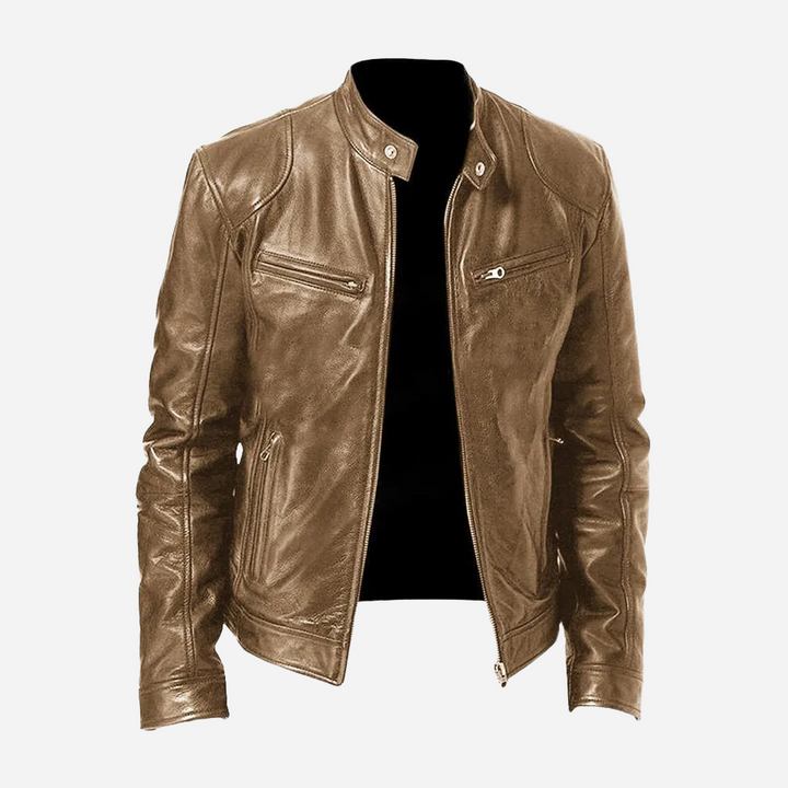 Casaco masculino moderno, roupa casual elegante para outono/inverno. Conforto e estilo urbano na moda masculina.
