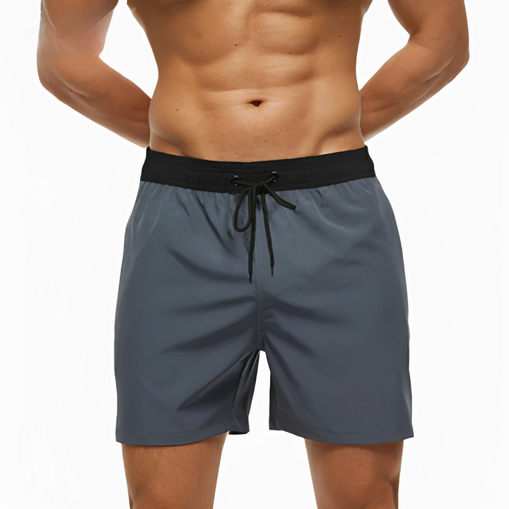 Calções de banho masculinos para o verão. Conforto, estilo casual e perfeitos para a praia.