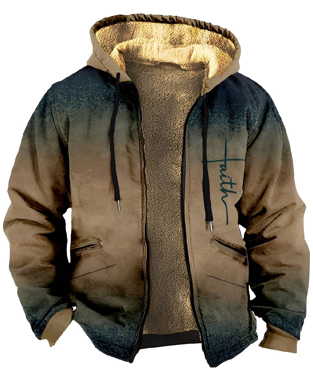 Jaqueta masculina colorida com capuz, peça essencial da moda masculina casual chic outono.