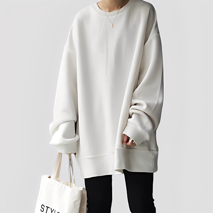 Pulôver Estella feminino de malha aconchegante, ideal para um estilo moderno e confortável no inverno.