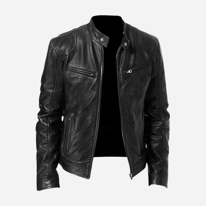 Jaqueta casual masculina moderna, ideal para outono/inverno, combinando estilo urbano e conforto. Várias cores.