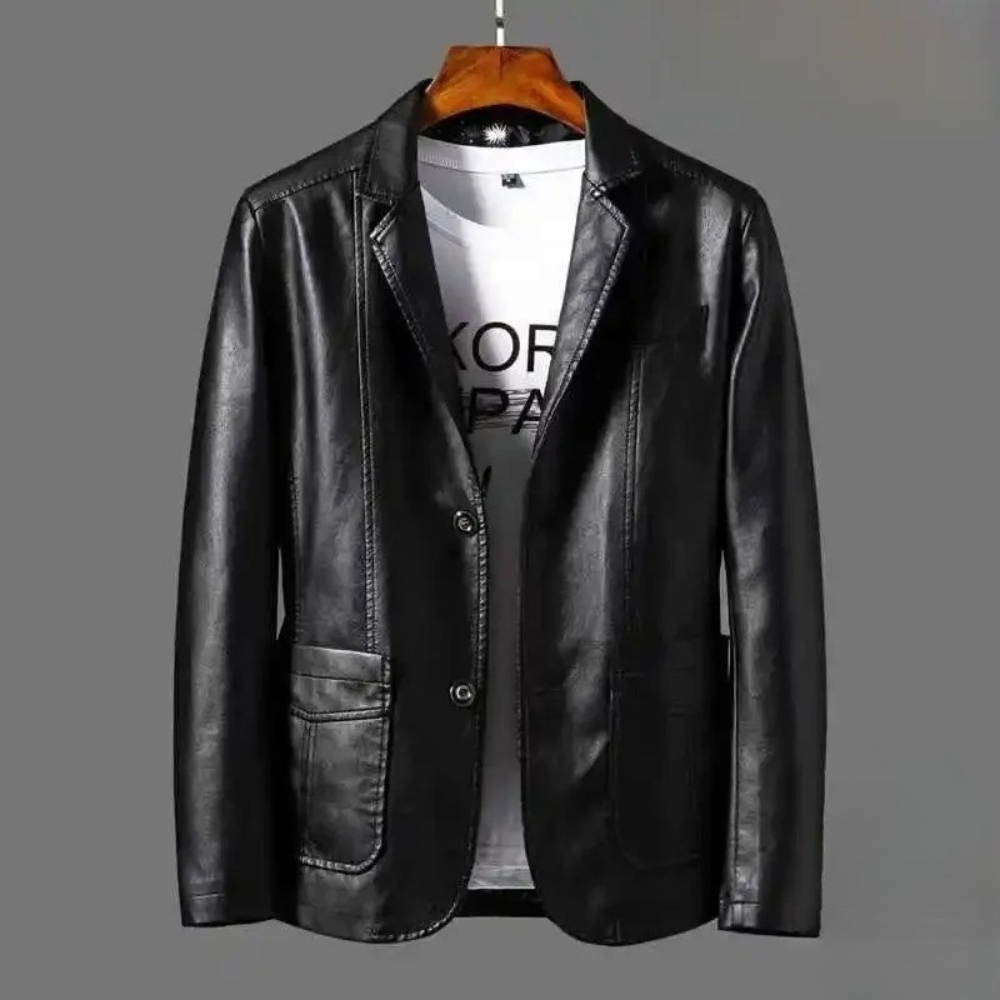 Jaqueta masculina casual vermelha, elegância e conforto. Roupa masculina versátil para o dia a dia.