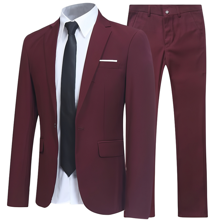 Look masculino casual chique de duas peças. Conjunto versátil para homem, estilo moderno e confortável para o dia a dia.