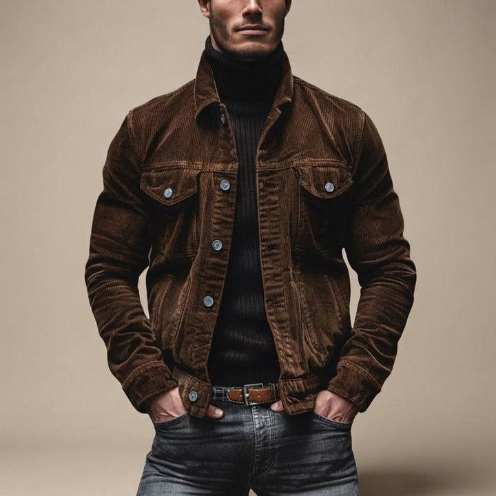 Roupa masculina: jaqueta cargo versátil, excelente para outono, inverno e uso diário com conforto.