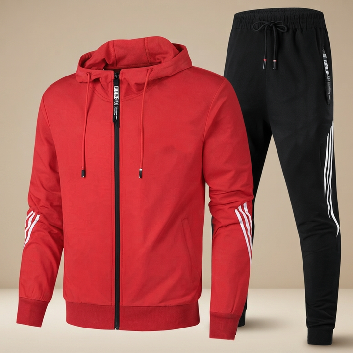 Conjunto masculino confortável de verão, com calça e camisa ideal para o dia a dia e roupa de lazer.