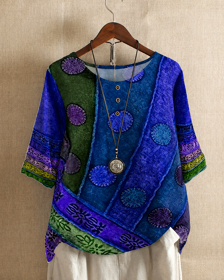 Roupa feminina versátil: blusa solta Ferlisha para verão. Conforto e estilo casual na moda atual.