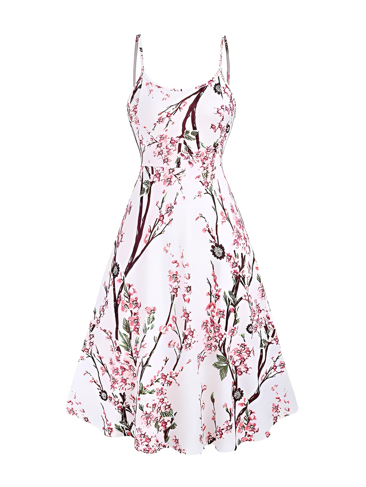 Roupa feminina elegante: vestido vintage rosa de duas peças. Um estilo único para o verão.