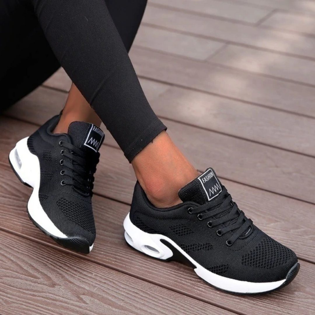 Tênis feminino respirável para caminhada, com máximo conforto e leveza, perfeito para o dia a dia.