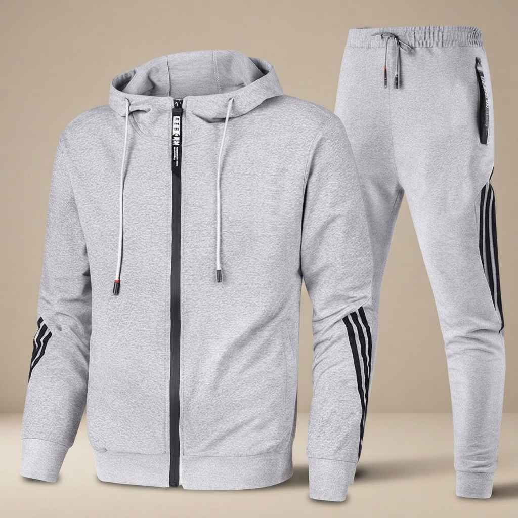 Conjunto masculino versátil de verão, com calça e camisa para conforto no lazer e viagens.