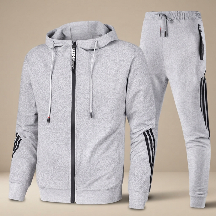 Conjunto masculino versátil de verão, com calça e camisa para conforto no lazer e viagens.