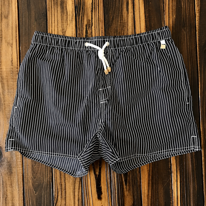 Calções masculinos confortáveis de secagem rápida para natação, praia e desportos aquáticos. Perfeitos para o verão.