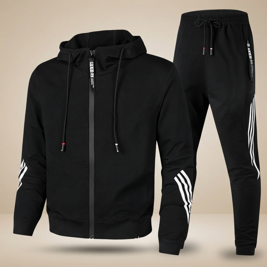 Conjunto masculino de calça e camisa, ideal para viagens e momentos de lazer no verão.